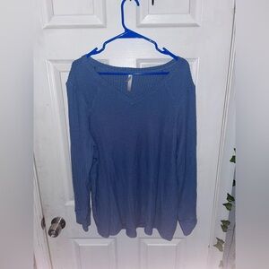 “Cozy” Blue Sweater